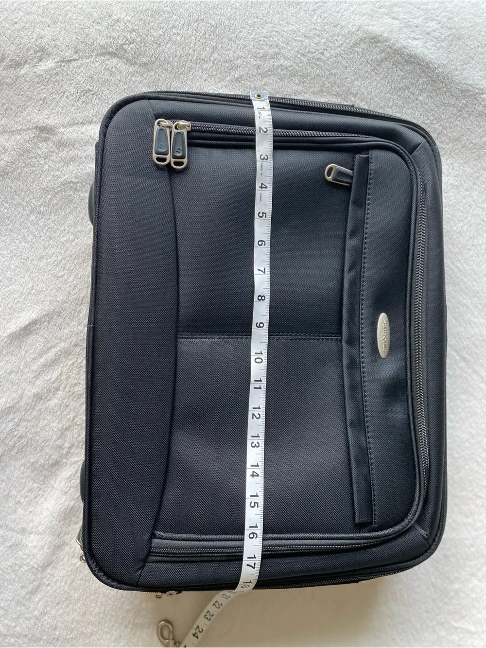 Samsonite Laptop Case Black Soft Shoulder Bag Travel Briefcase Carry on
